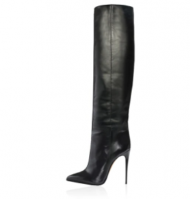 Patent PU material female boots thigh high shoes gilrs boots winter factory hot selling design